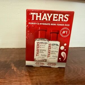 NWT Thayers Mini Toner Duo - Rose Petal and Hydrating Milk Toner